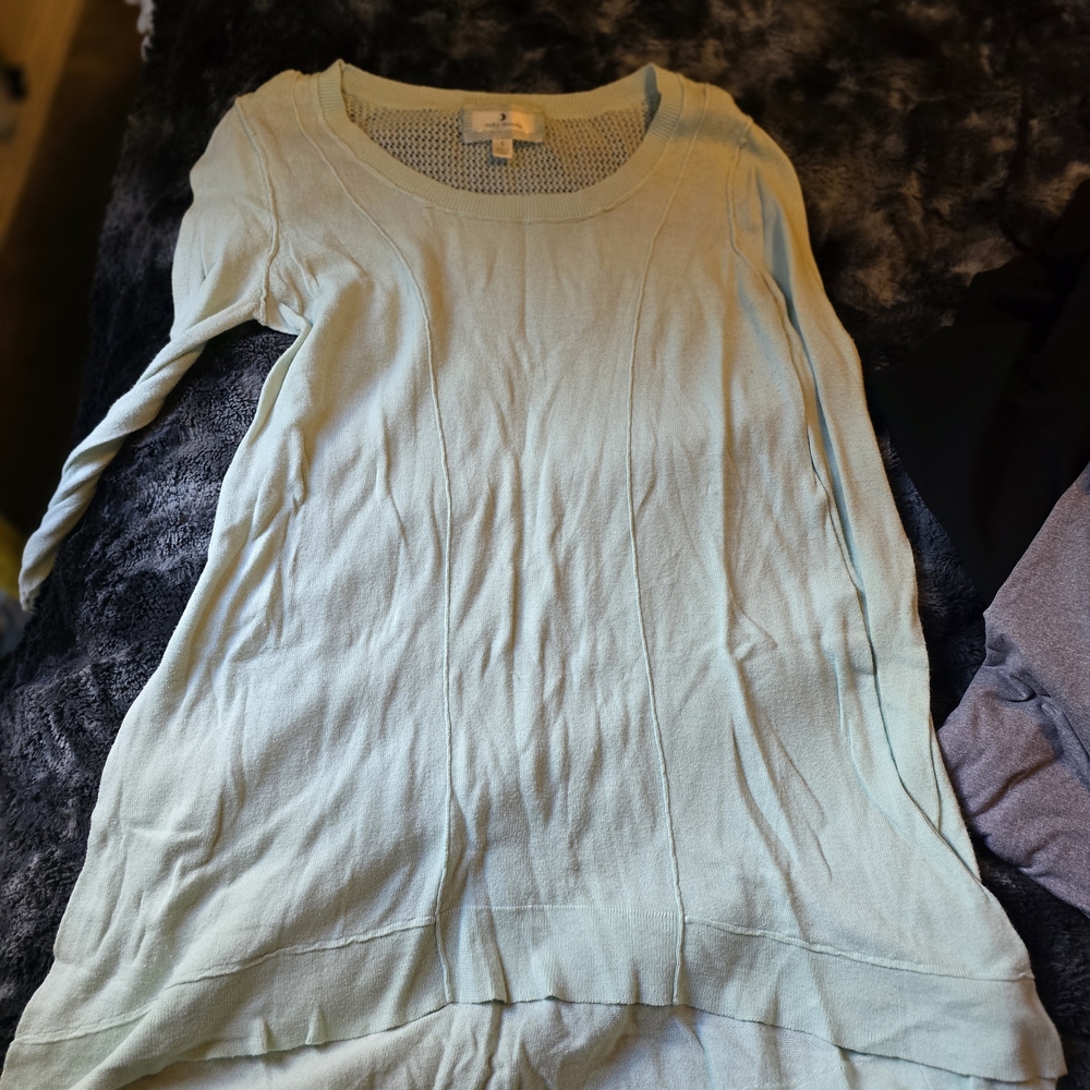 Ruby Moon Light Green Tunic Top